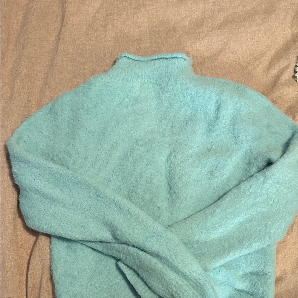 Universal Thread Soft Aqua Turtleneck Sweater